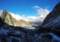 High above the Caltun lake in Romania Royalty Free Stock Photo