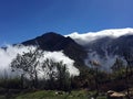 HIGH ABOVE THE CLOUDS, ANDES MOUTAINS Royalty Free Stock Photo