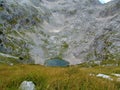 High alpine glacial lake at Kriski podi