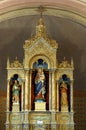 High altar in the church of the Visitation of the Virgin Mary in Garesnica, Croatia Royalty Free Stock Photo