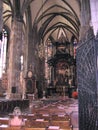 The High Altar of St. Stephen`s Cathedral in Vienna that has stood for 800 years