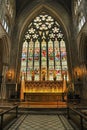 High altar window, Ripon Cathedral Royalty Free Stock Photo