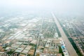 High-altitude aerial view of rural China Royalty Free Stock Photo