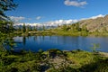 High altitude alpine lake