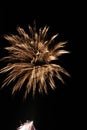 High altitude fireworks from 2012 in Berlin, Germany Royalty Free Stock Photo