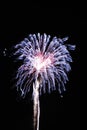 High altitude fireworks from 2012 in Berlin, Germany Royalty Free Stock Photo