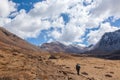 High Altitude Jumolhari Trek in Bhutan Royalty Free Stock Photo