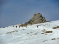 High altitude landscape in Bucegi mountains