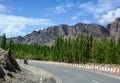 High altitude Manali-Leh road Royalty Free Stock Photo