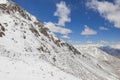 High-altitude road in the Himalayas Royalty Free Stock Photo