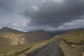 High altutude Road from Kaza to Komic ,Spiti Valley,Himachal Pradesh,India