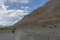 High altutude Road from Kaza to Langza ,Spiti Valley,Himachal Pradesh,India Royalty Free Stock Photo