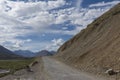High altutude Road from Kaza to Langza ,Spiti Valley,Himachal Pradesh,India Royalty Free Stock Photo