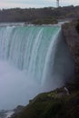 High-angle of Niagara Falls with trees and sky background Royalty Free Stock Photo