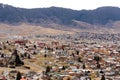 High Angle Overlook Butte Montana Downtown USA United States