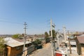 High Angle rooftop view of low income houses in Alexandra township Johannesburg South Africa Royalty Free Stock Photo