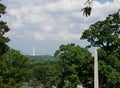 high angle shot of the Arlington House, The Robert E. Lee Memorial, Arlington, Virginia Royalty Free Stock Photo