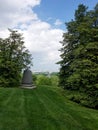 high angle shot of the Arlington House, The Robert E. Lee Memorial, Arlington, Virginia Royalty Free Stock Photo