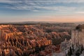 High angle shot of the breathtaking view of Bryce Canyon, USA - seems like a piece of heaven