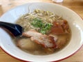 a high angle shot of a chinese ramen soup Royalty Free Stock Photo