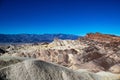 High angle shot of folded mountains Death Valley National Park Skidoo in California, USA