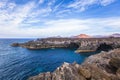 High angle shot of the hotbed of the island of Lanzarote, Canary Islands, Spain