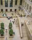 Interior yard museum, paris, france