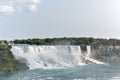 High angle shot of the magnificent Niagra Falls captured in Canada Royalty Free Stock Photo