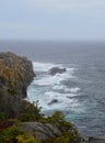 High angle view along the Beamer Rock