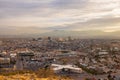 High angle view of the beautiful El Paso city Royalty Free Stock Photo