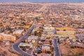 High angle view of the beautiful El Paso city Royalty Free Stock Photo