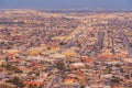 High angle view of the beautiful El Paso city Royalty Free Stock Photo