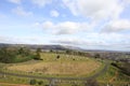 High angle view of the cemetery in Stirling Castle