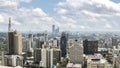 High angle view of the downtown area of Nairobi, Kenya