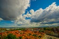 High angle view of downtown Gothenburg