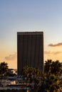 Rooftop view of the Equitable building down Mariposa Avenue