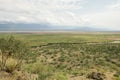 High angle view of Ewaso Nyiro River in Shompole Conservancy, Kajiado, Kenya