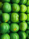 Fresh Group of green apples