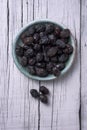 Aceitunas muertas, spanish brined olives Royalty Free Stock Photo