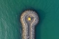 High angle view of a lighthouse Royalty Free Stock Photo