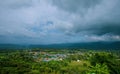 High angle view, major tourist attraction in Pai District, Mae Hong Son Province, Thailand