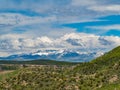 High angle view of the Mancos landscape Royalty Free Stock Photo