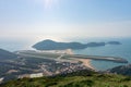 High angle view of the Matsu Beigan Airport Royalty Free Stock Photo