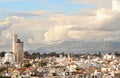 High angle view at Nicosia city. Royalty Free Stock Photo