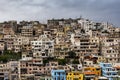 High angle view of the old buildings in Tripoli, Lebanon on a gloomy day Royalty Free Stock Photo