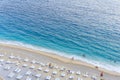 Beautiful beach aerial view Royalty Free Stock Photo