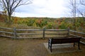 High angle view of the Rouge National Urban Park in autumn Royalty Free Stock Photo