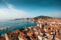 High angle view of Split, Dalmatia, Croatia