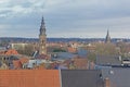 Rooftops and church towers of Ghent, Belgium