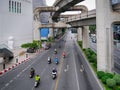 High Angle View of Traffic in Bangkok